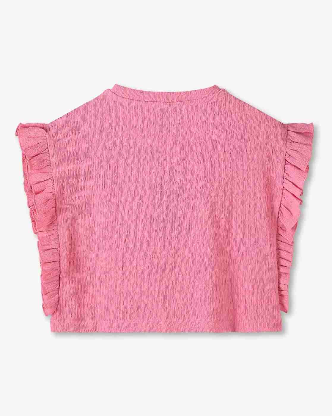 RIO GIRLS | Girls Crinkled Regular Fit Top|1
