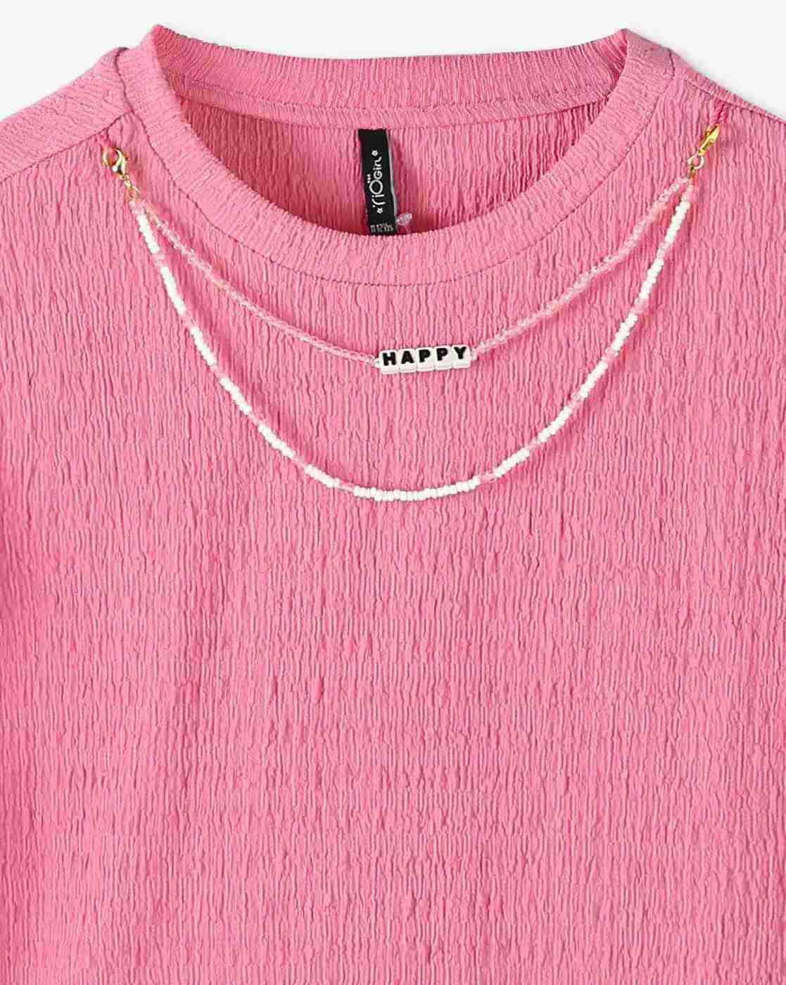 RIO GIRLS | Girls Crinkled Regular Fit Top|2