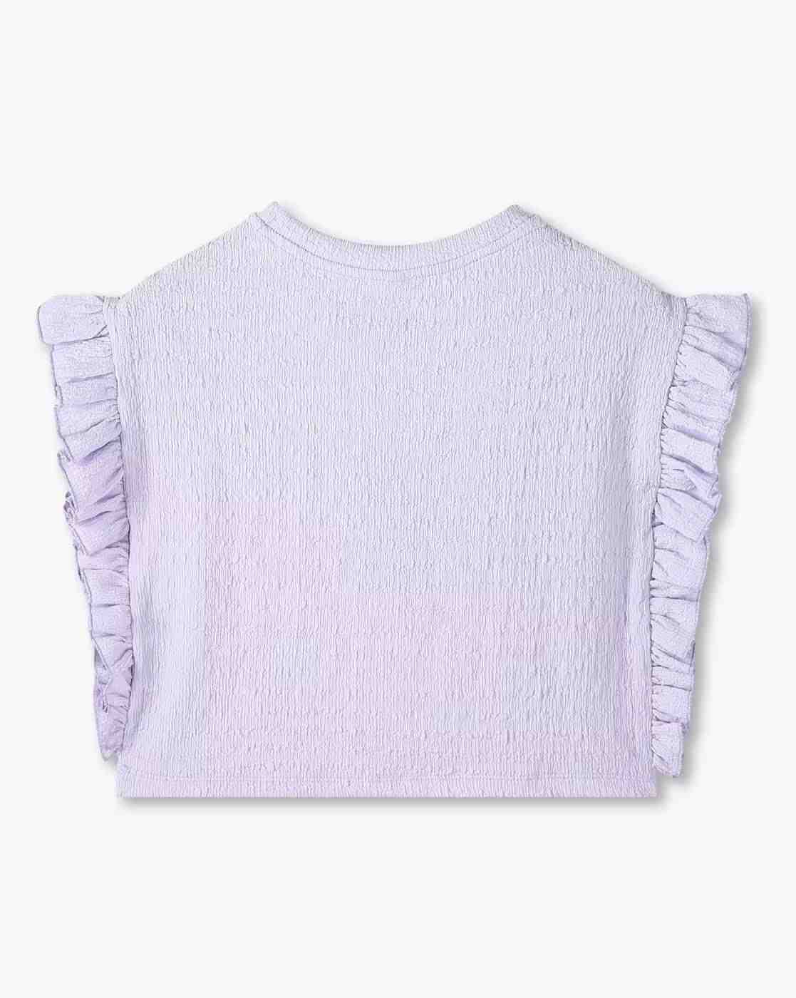 RIO GIRLS | Girls Crinkled Regular Fit Top|1