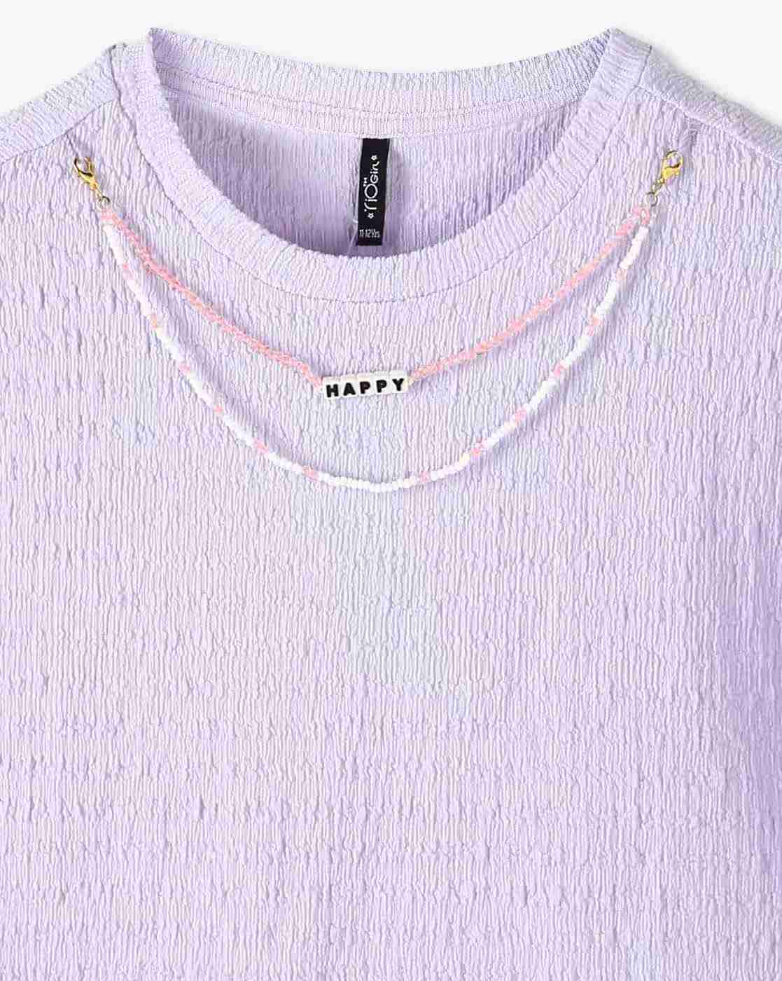 RIO GIRLS | Girls Crinkled Regular Fit Top|2