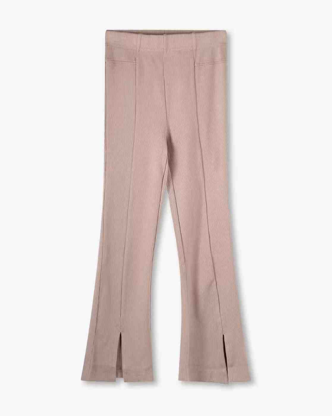 Girls Relaxed Fit Trousers with Front Slit