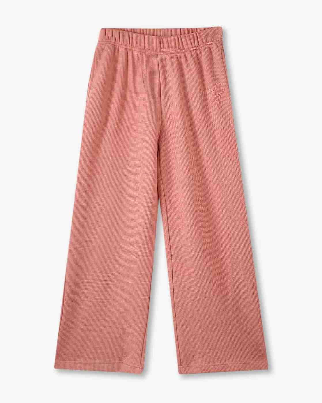 Girls Waffle-Knit Culottes
