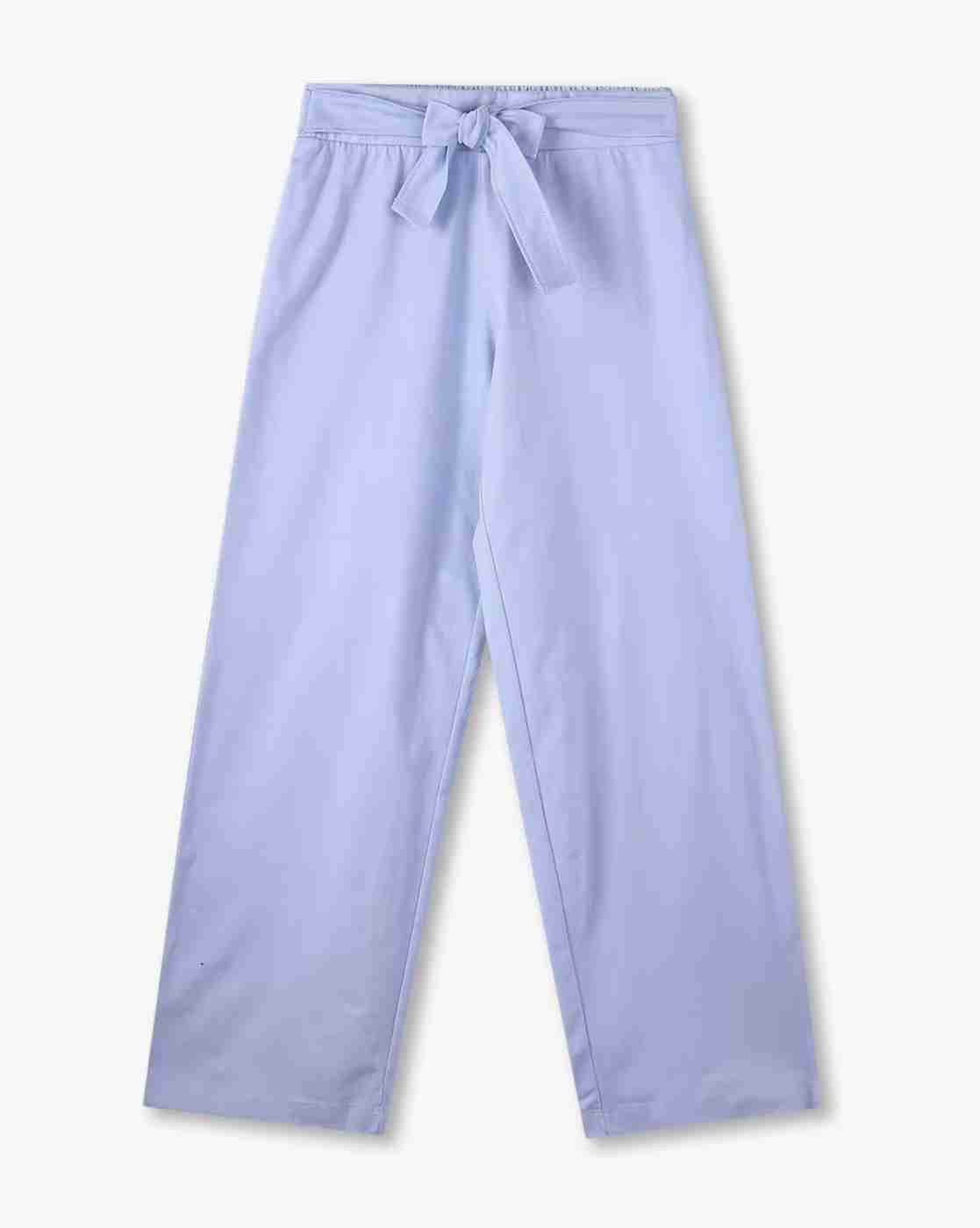 RIO GIRLS | Girls Relaxed Fit Wide-Leg Flat-Front Pants|0