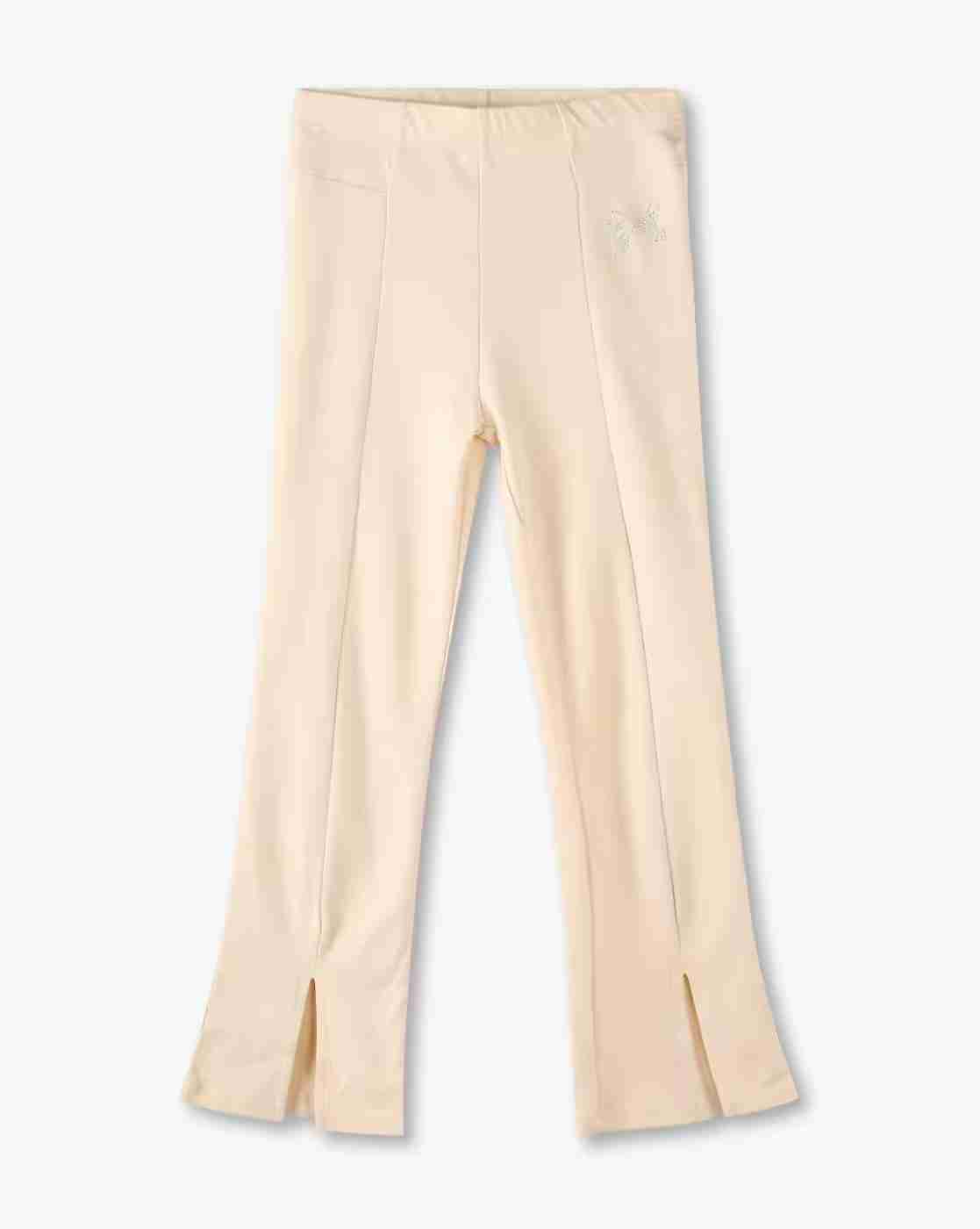 Girls Flared Knit Pants