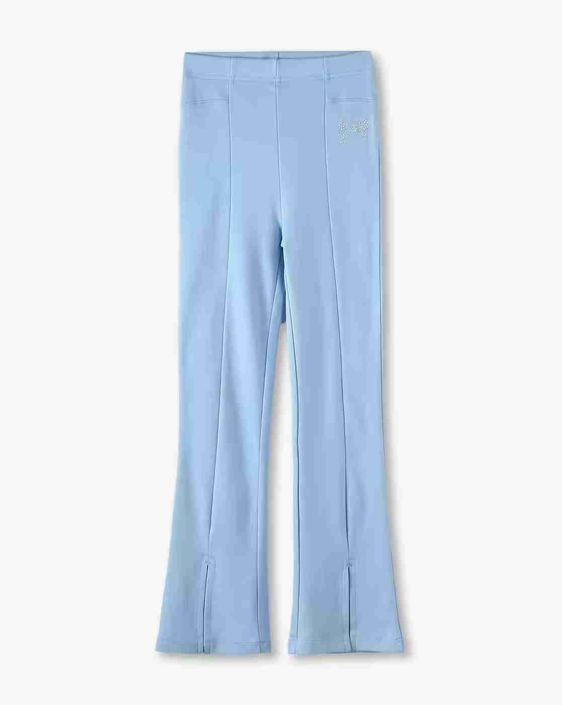 Girls Flared Knit Pants