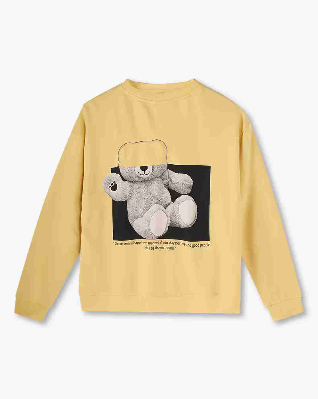 RIO GIRLS | Girls Graphic Print Oversized Crew-Neck Sweatshirt|0