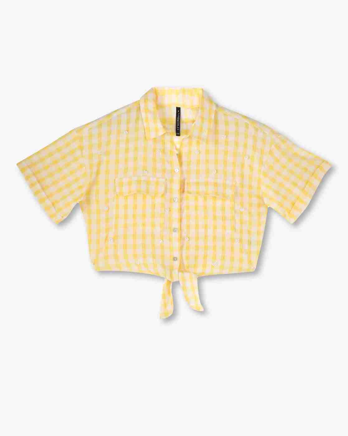 RIO GIRLS | Girls Checked Relaxed Fit Shirt|0