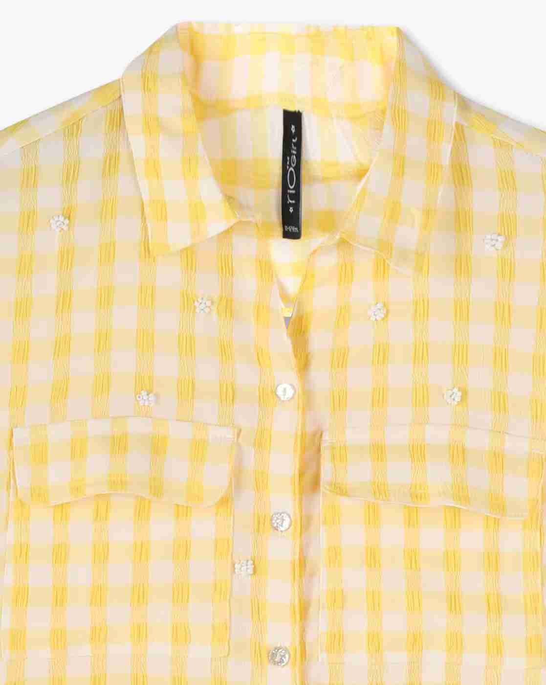 RIO GIRLS | Girls Checked Relaxed Fit Shirt|3