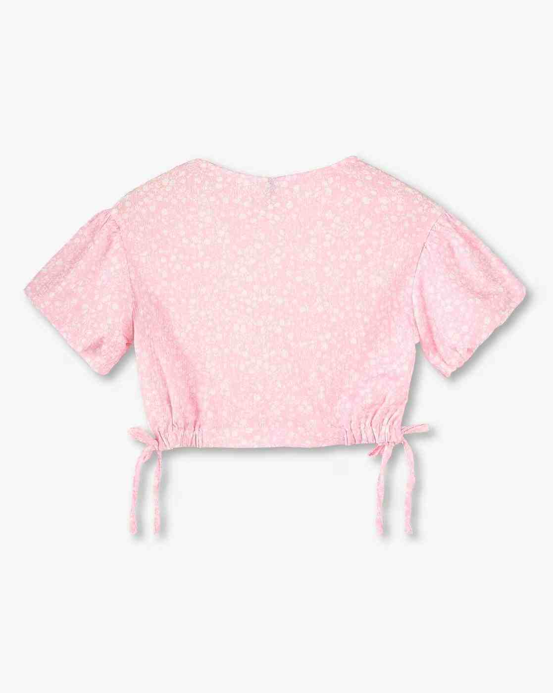 RIO GIRLS | Girls Floral Print Regular Fit Top|1