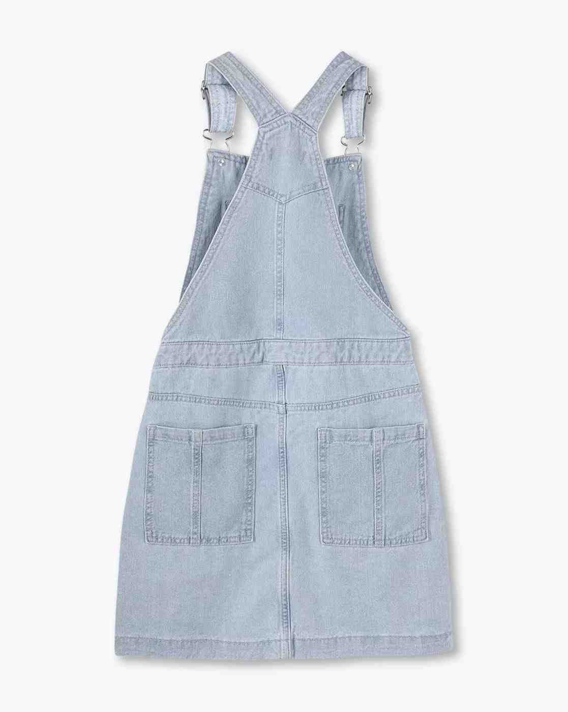 RIO GIRLS | Girls Regular Fit Pinafore Dress & T-Shirt Set|4