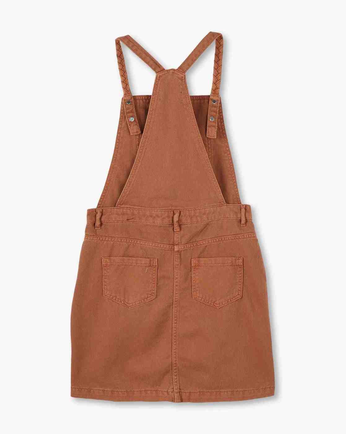 RIO GIRLS | Girls Regular Fit Pinafore Dress with T-Shirt|4