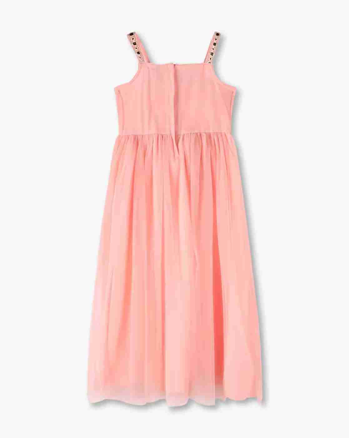 RIO GIRLS | Girls Embellished A-Line Dress|1