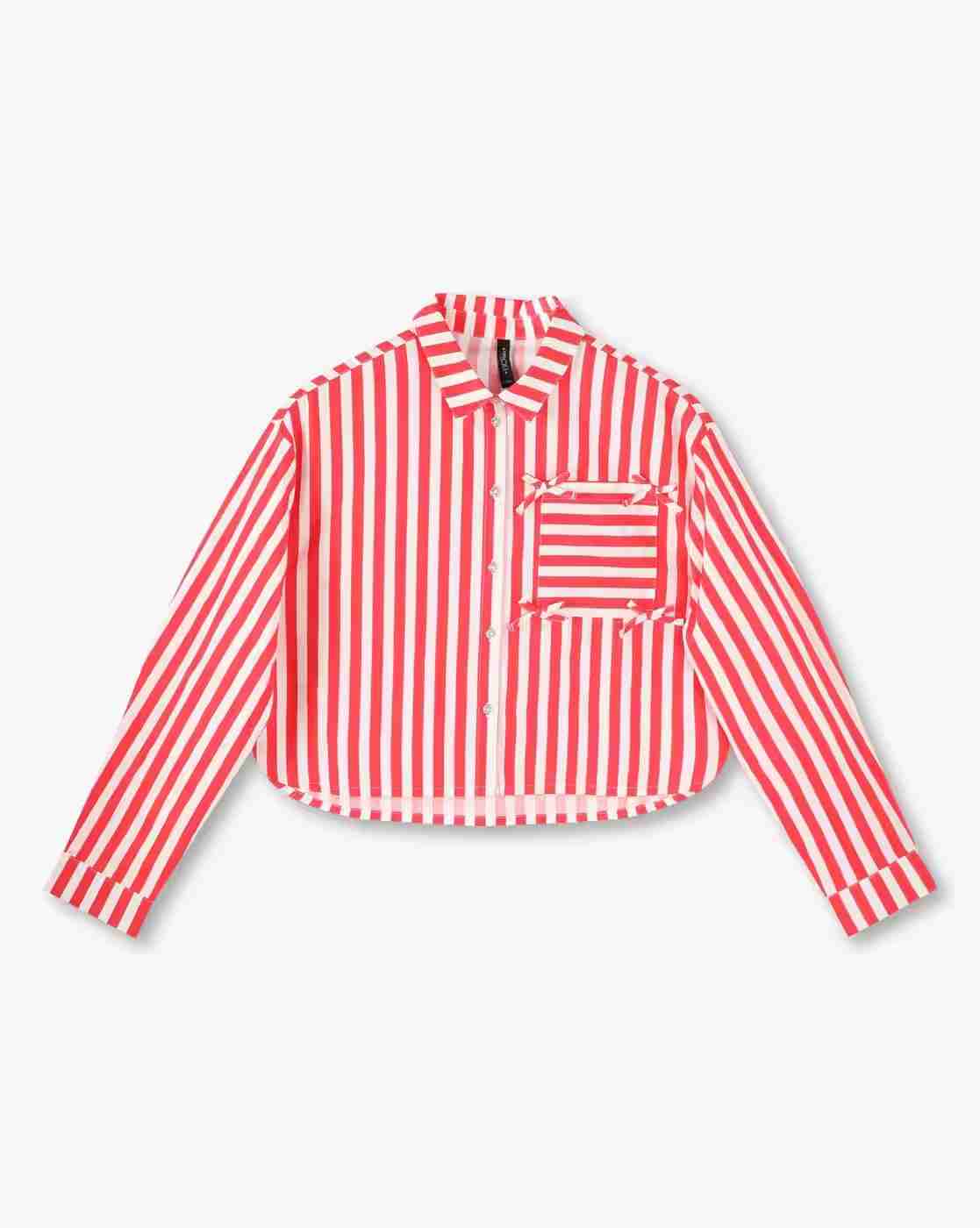 RIO GIRLS | Girls Striped Relaxed Fit Shirt|0