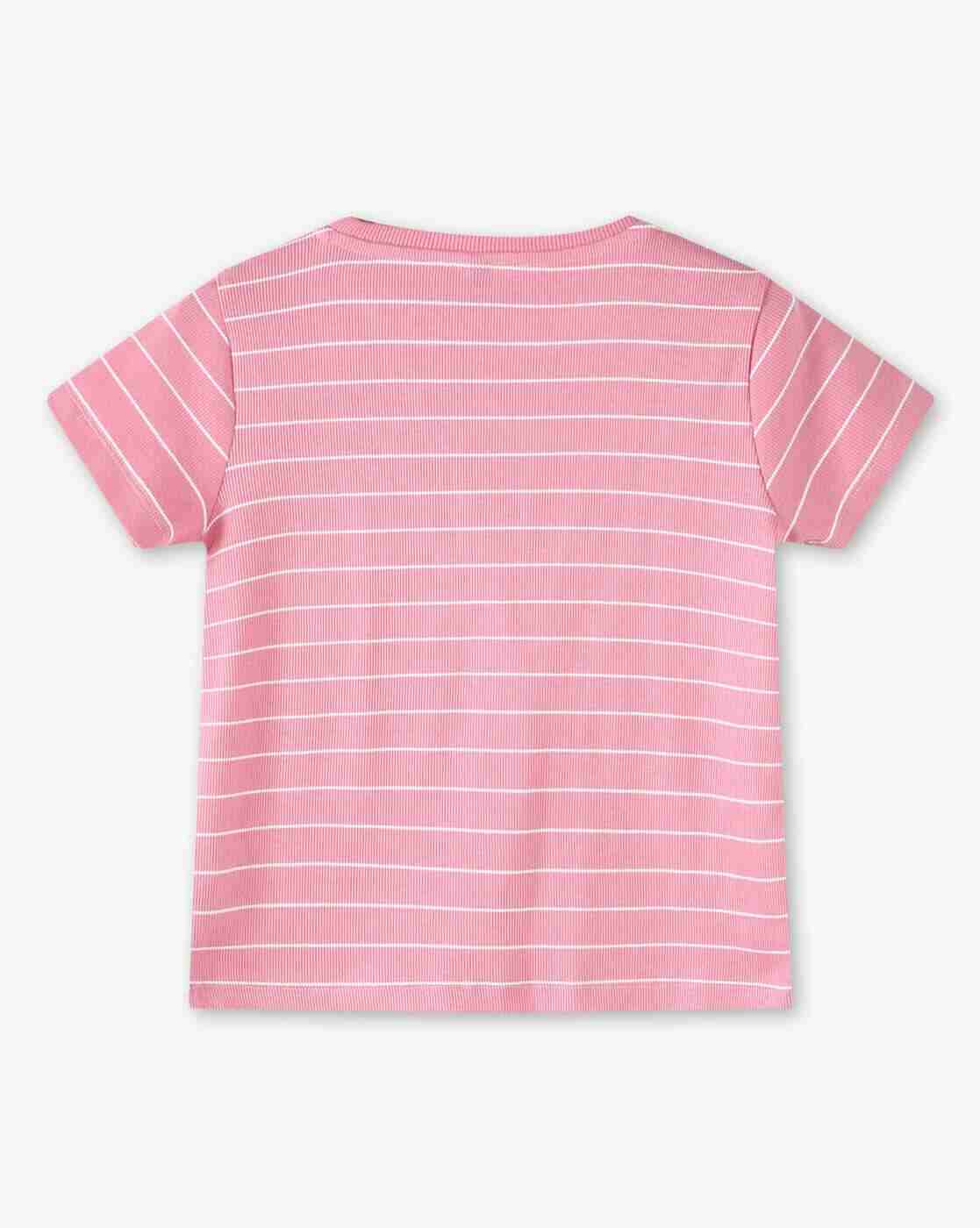 RIO GIRLS | Girls Striped T-Shirt with Dungaree Dress|2