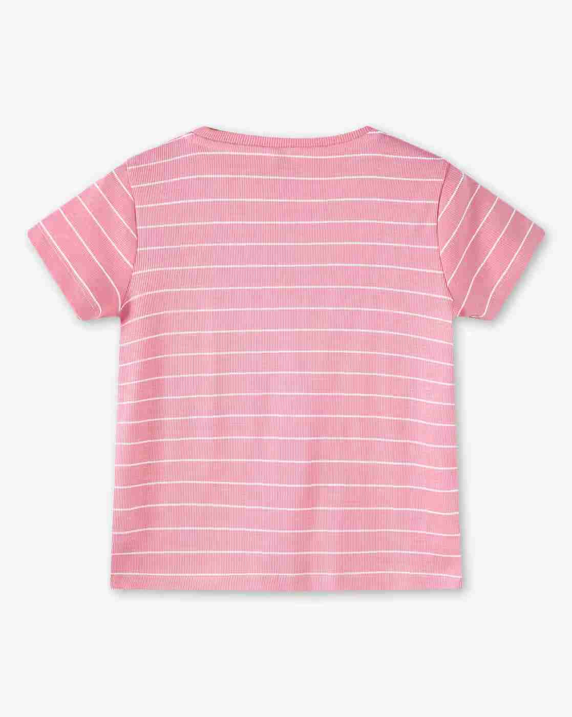 RIO GIRLS | Girls Striped T-Shirt with Dungaree Dress|2