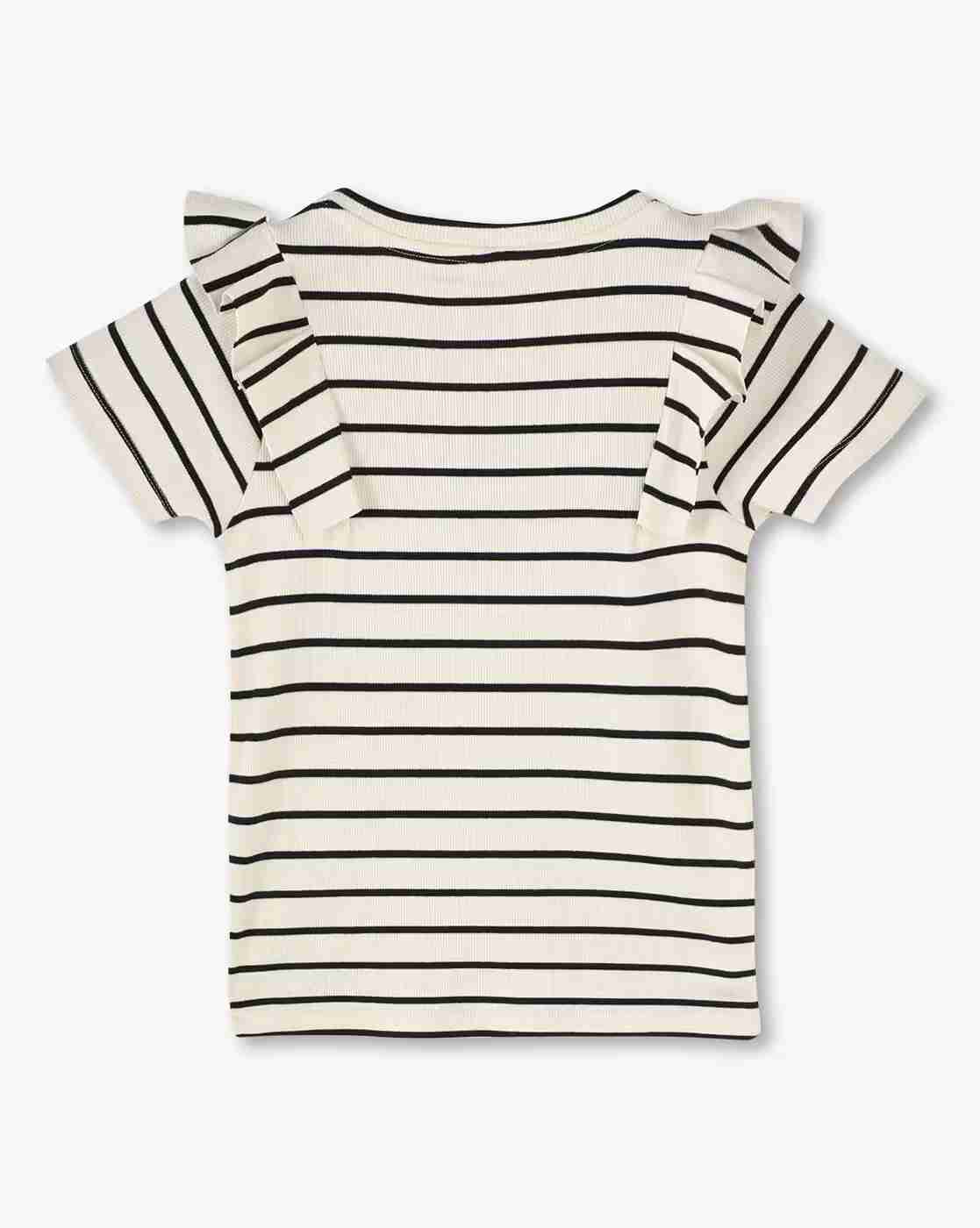 RIO GIRLS | Girls Denim Pinafore Dress with Striped T-Shirt|4