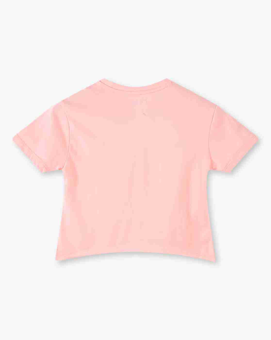 RIO GIRLS | Girls Graphic Print Regular Fit Round-Neck T-Shirt|1