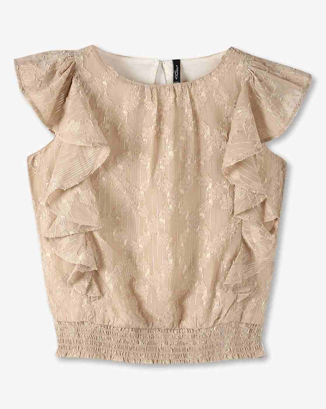 RIO GIRLS | Girls Embroidered Regular Fit Top|0