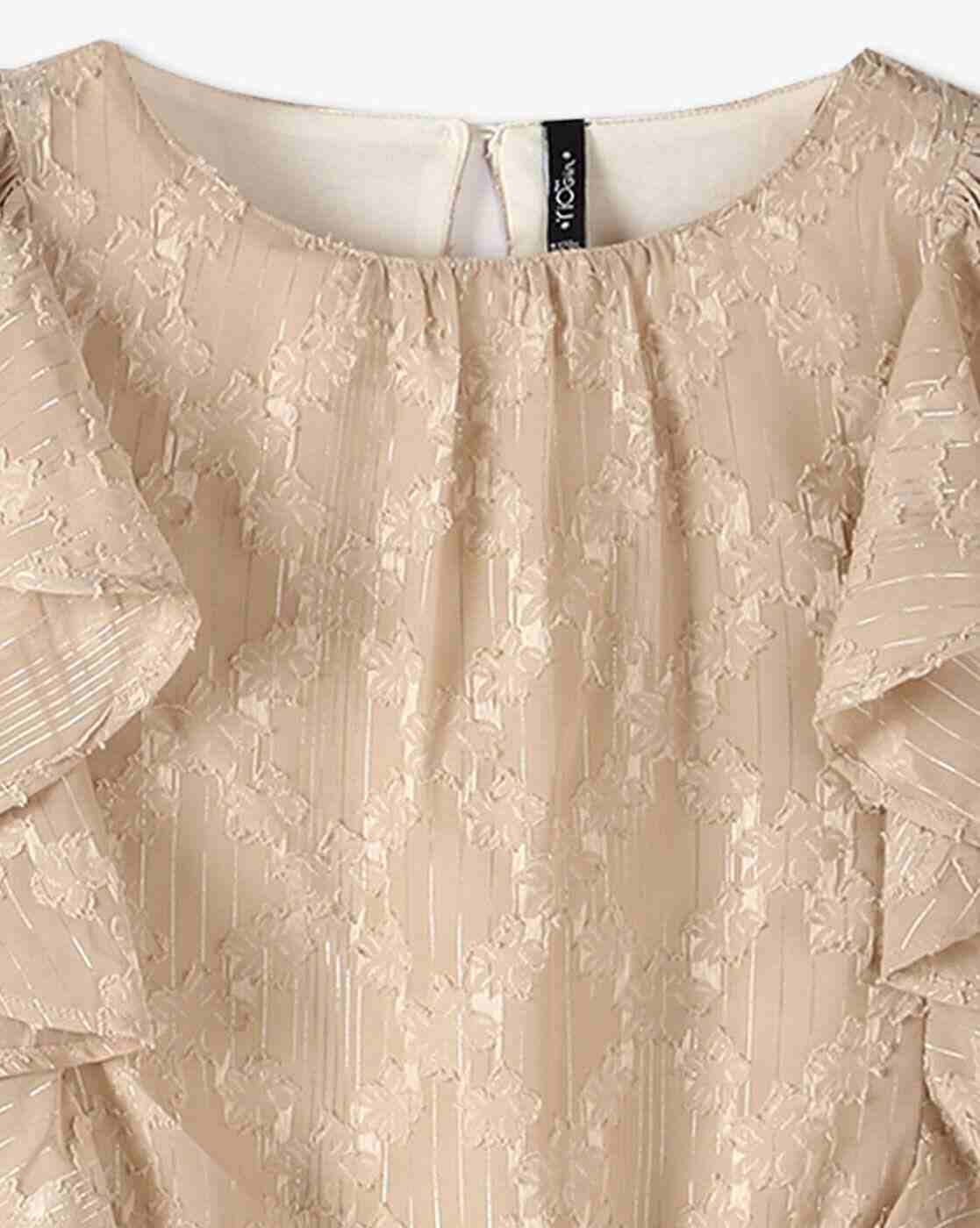 RIO GIRLS | Girls Embroidered Regular Fit Top|2