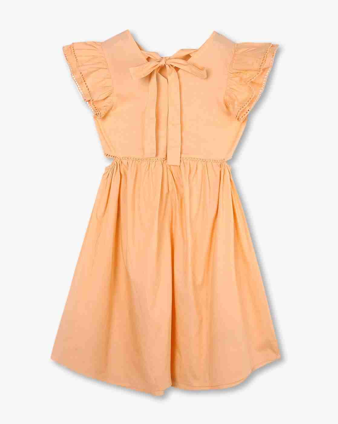 RIO GIRLS | Girls Embroidered Fit & Flare Dress|1