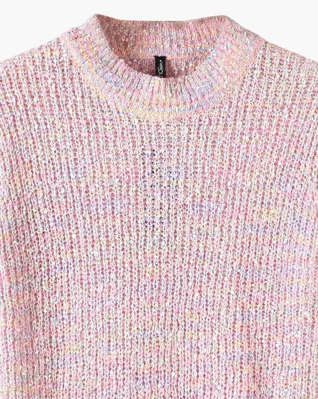 RIO GIRLS | Girls Patterned Crew-Neck Sweater|2