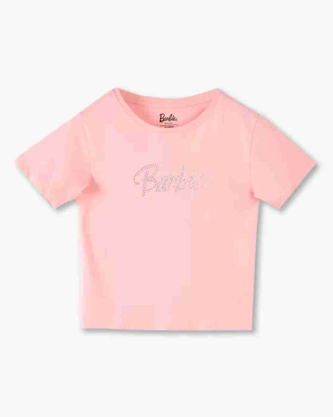 RIO GIRLS | Girls Embellished Regular Fit Round-Neck T-Shirt|0
