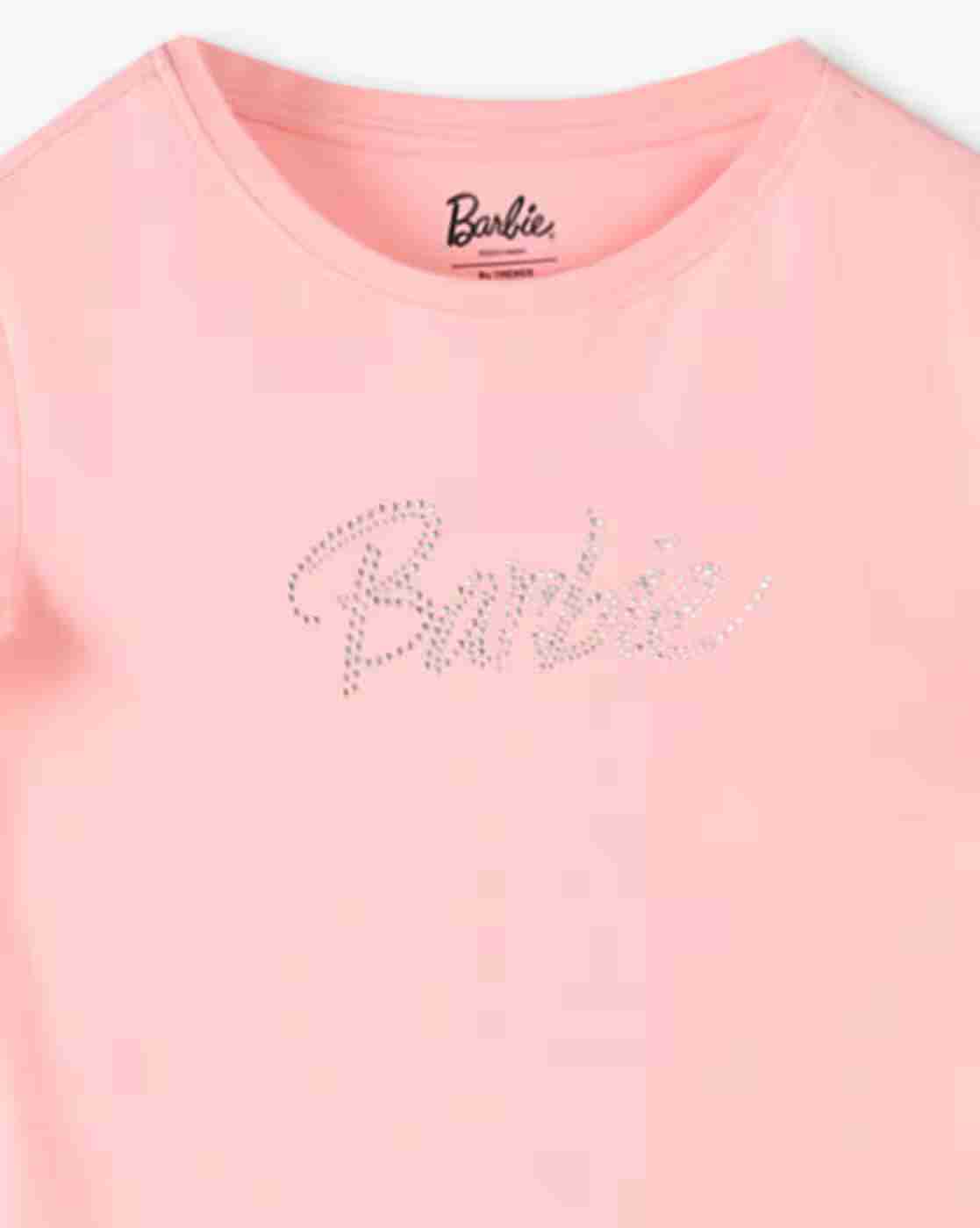 RIO GIRLS | Girls Embellished Regular Fit Round-Neck T-Shirt|2