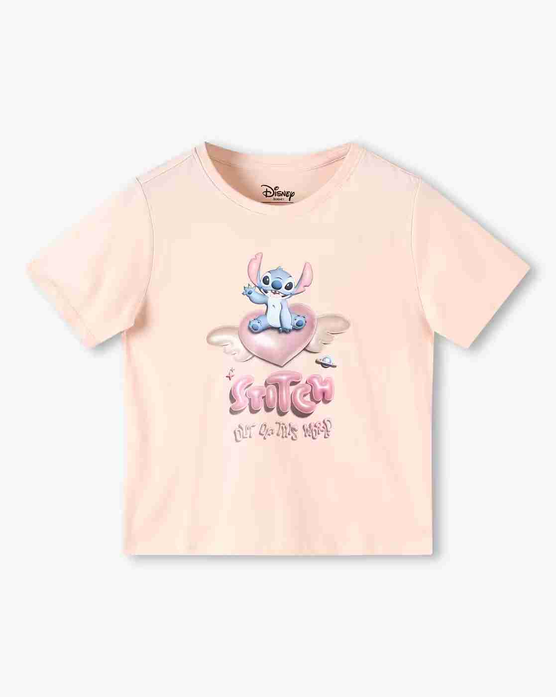 RIO GIRLS | Girls Graphic Print Regular Fit Round-Neck T-Shirt|0