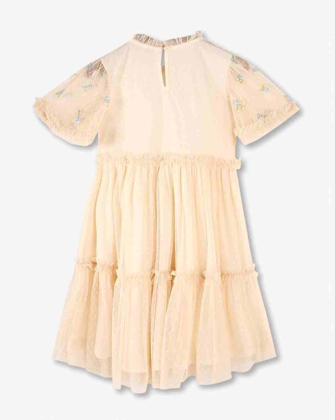 RIO GIRLS | Girls Embellished Tiered Dress|1