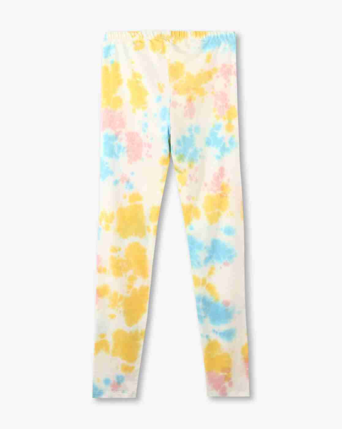 RIO GIRLS | Girls Tie & Dye Leggings with Elasticated Waist|1