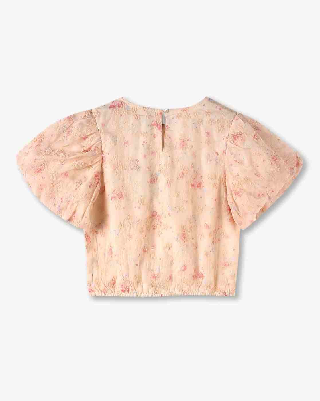 RIO GIRLS | Girls Embroidered Regular Fit Top