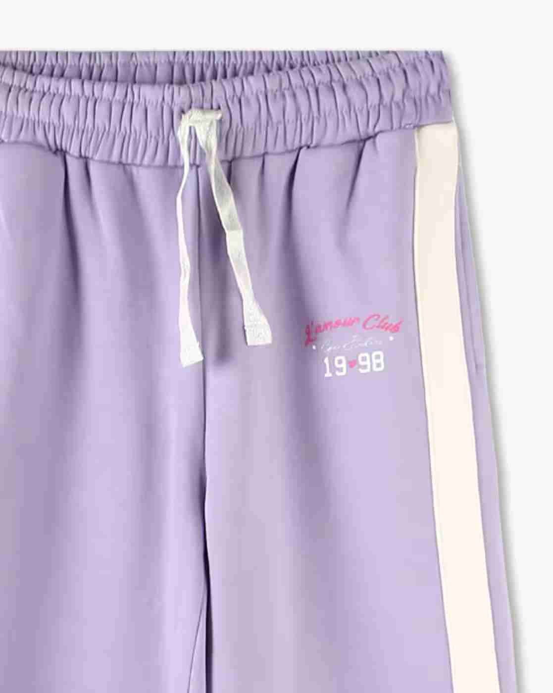 RIO GIRLS | Girls Striped Wide-Leg Track Pants|2