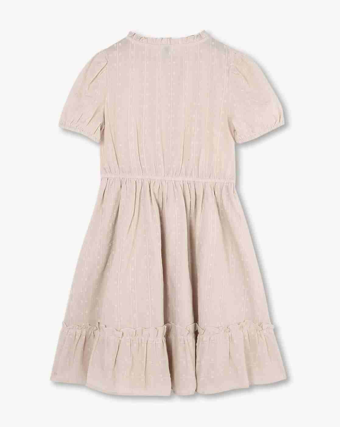 RIO GIRLS | Girls Embroidered Fit & Flare Dress|2