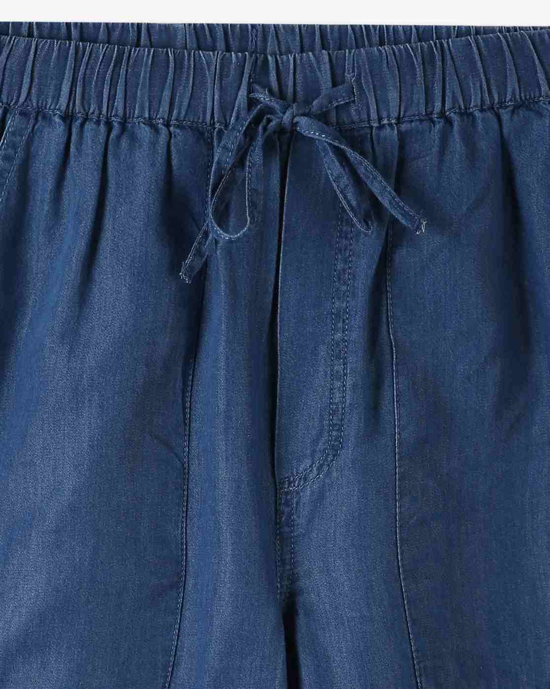 RIO GIRLS | Girls Mid-Rise Wide-Leg Culotte with Bow Detail|2