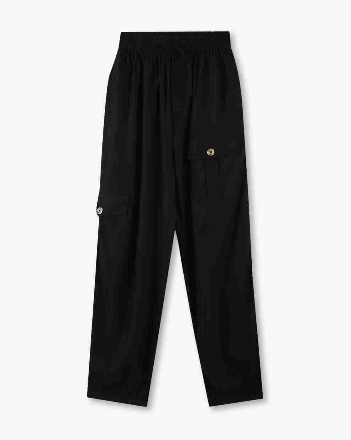 Girls Mid-Rise Regular Fit Cargo Pants