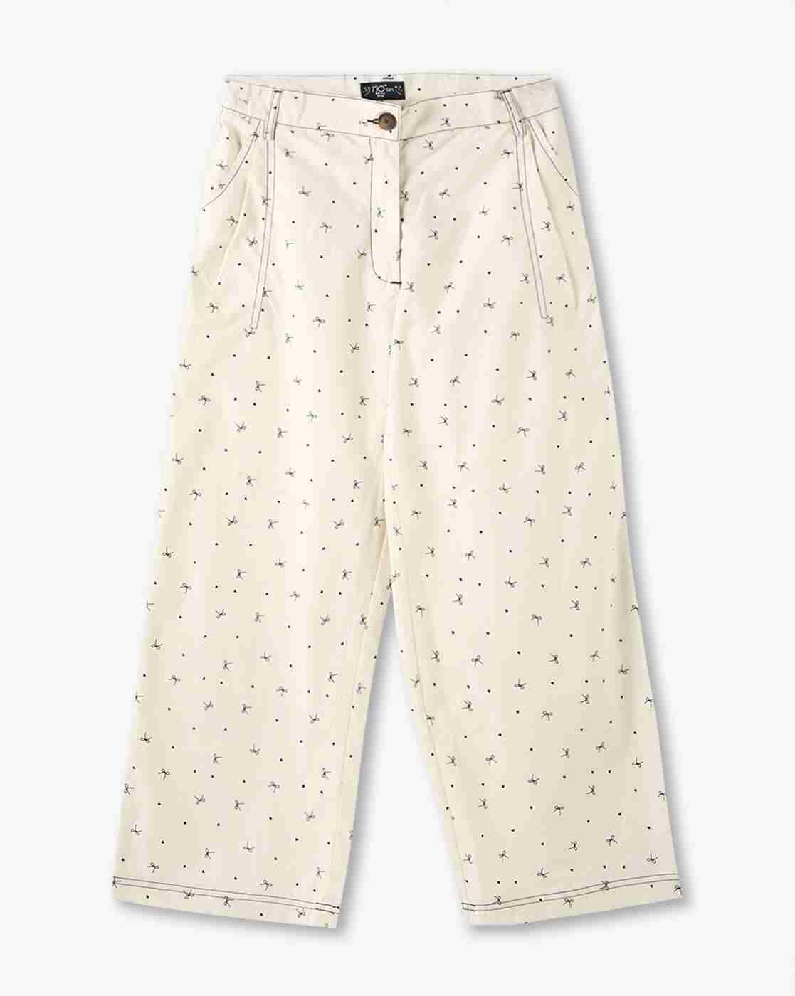 RIO GIRLS | Girls Bow Print Regular Fit Pants|0