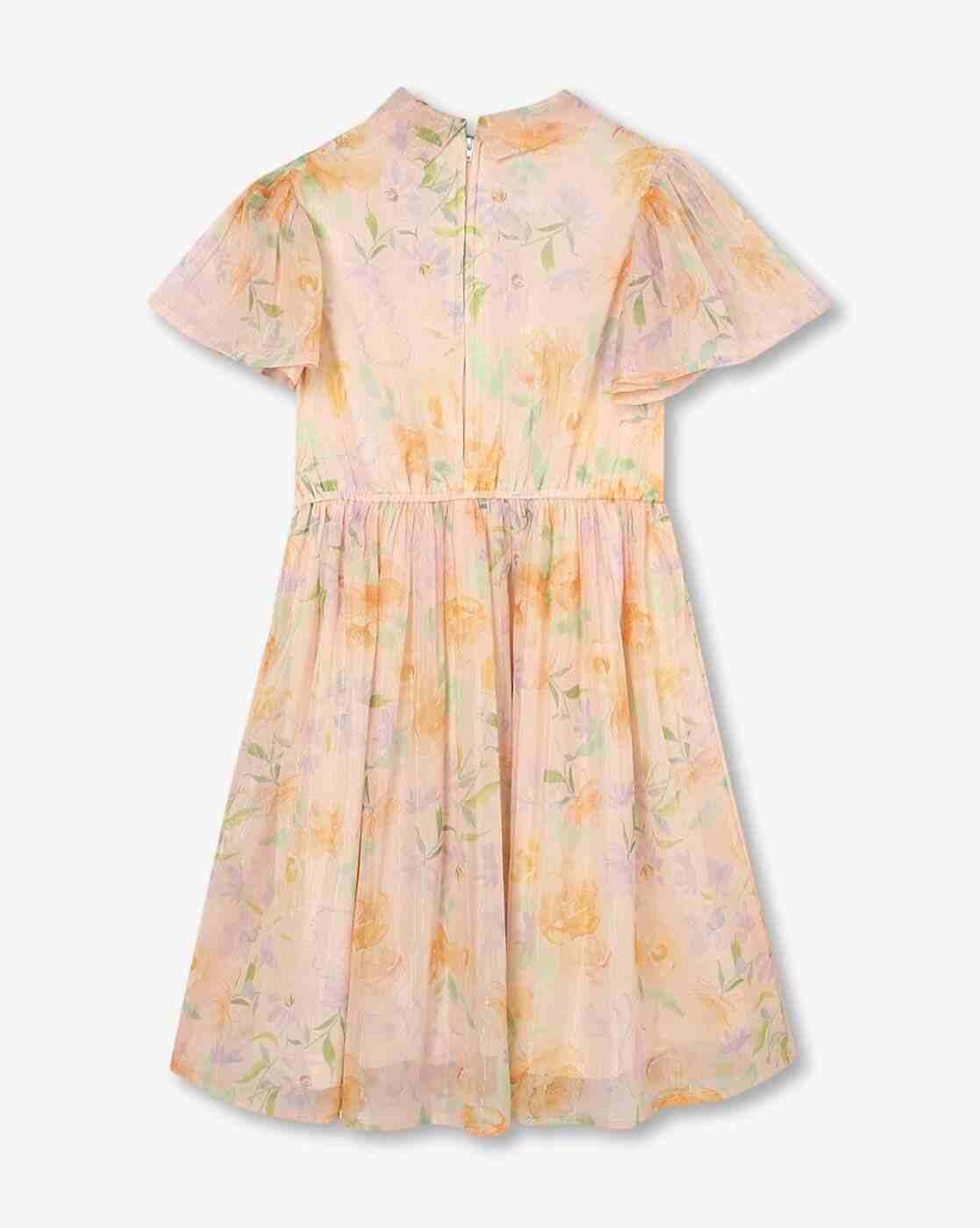 RIO GIRLS | Girls Floral Print Fit & Flare Dress|1