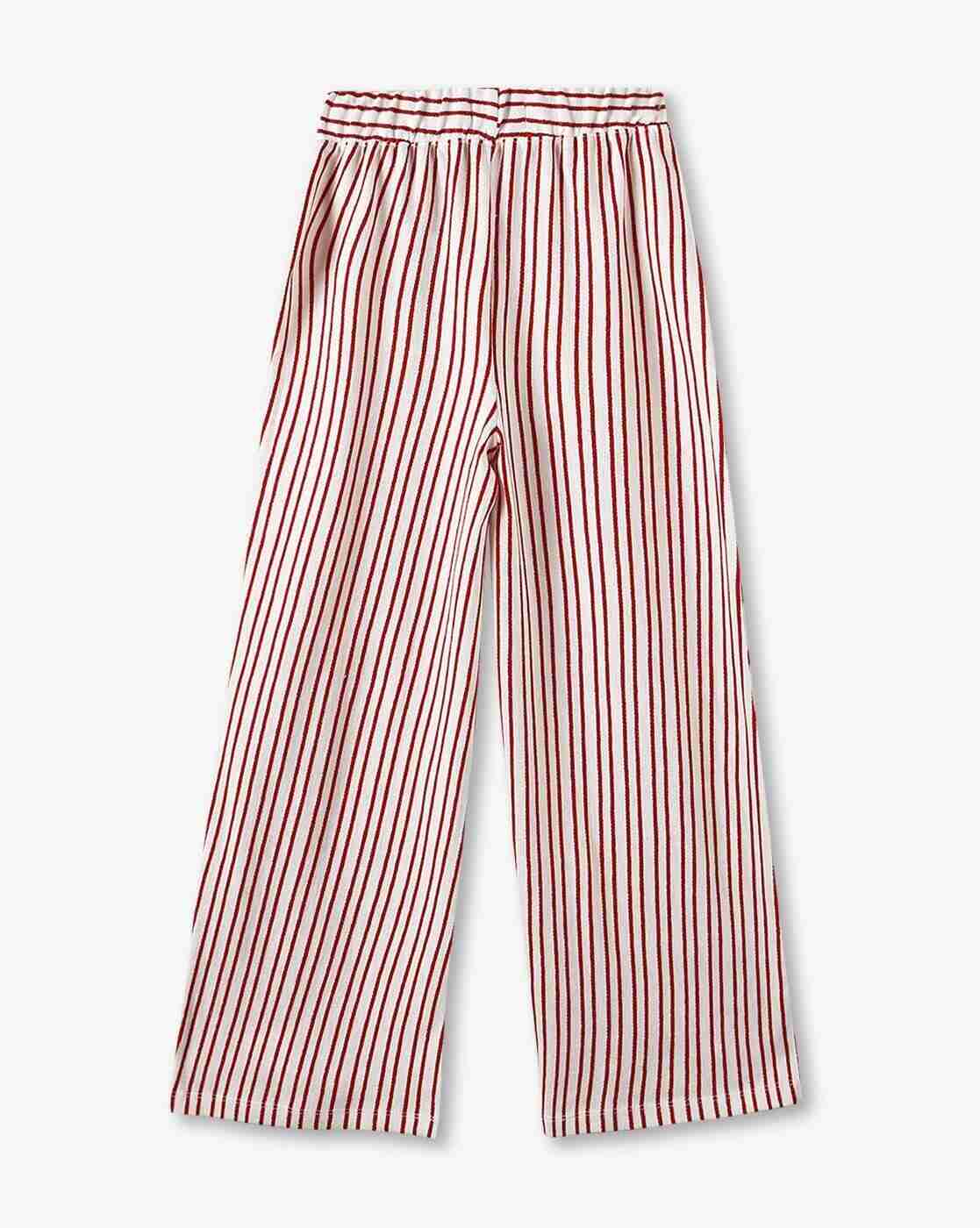 RIO GIRLS | Girls Striped Relaxed Fit Knit Pants|1