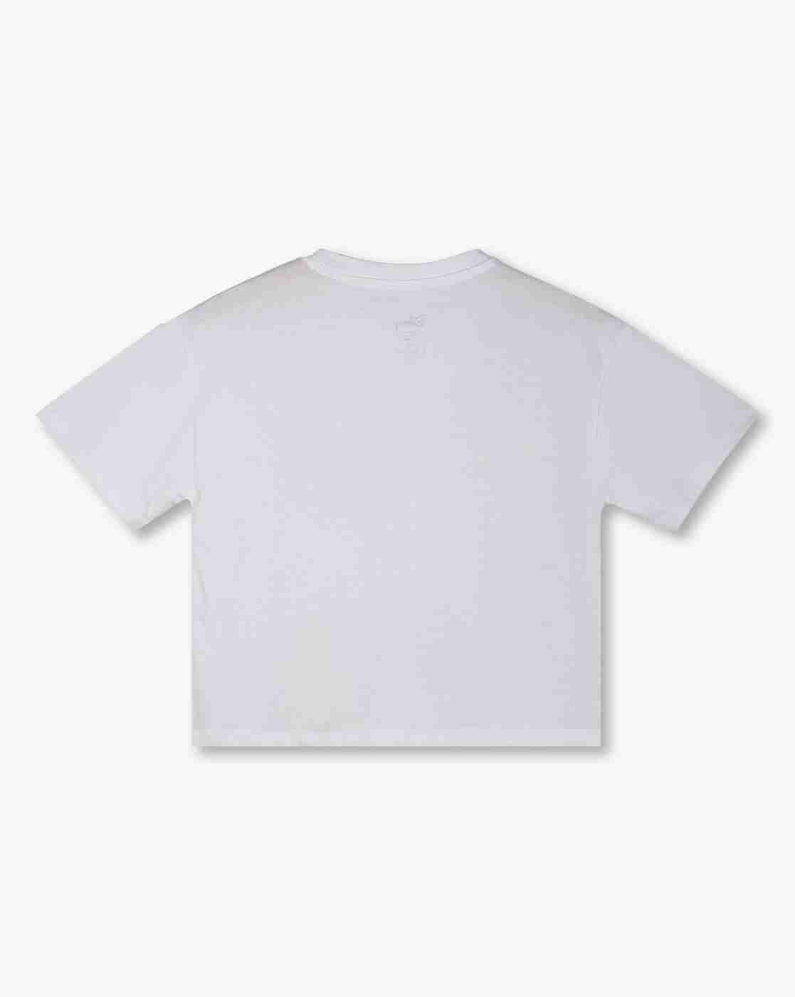 RIO GIRLS | Girls Minnie Mouse Print Regular Fit Round-Neck T-Shirt|1