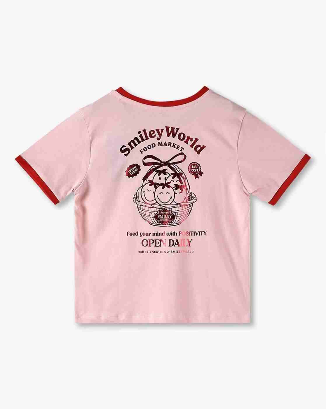 RIO GIRLS | Girls Graphic Print Regular Fit Round-Neck T-Shirt|1