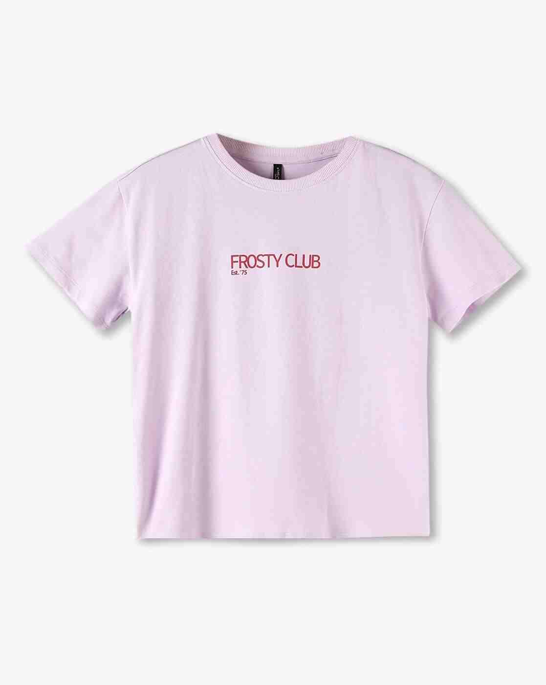 RIO GIRLS | Girls Graphic Print Oversized Round-Neck T-Shirt|0