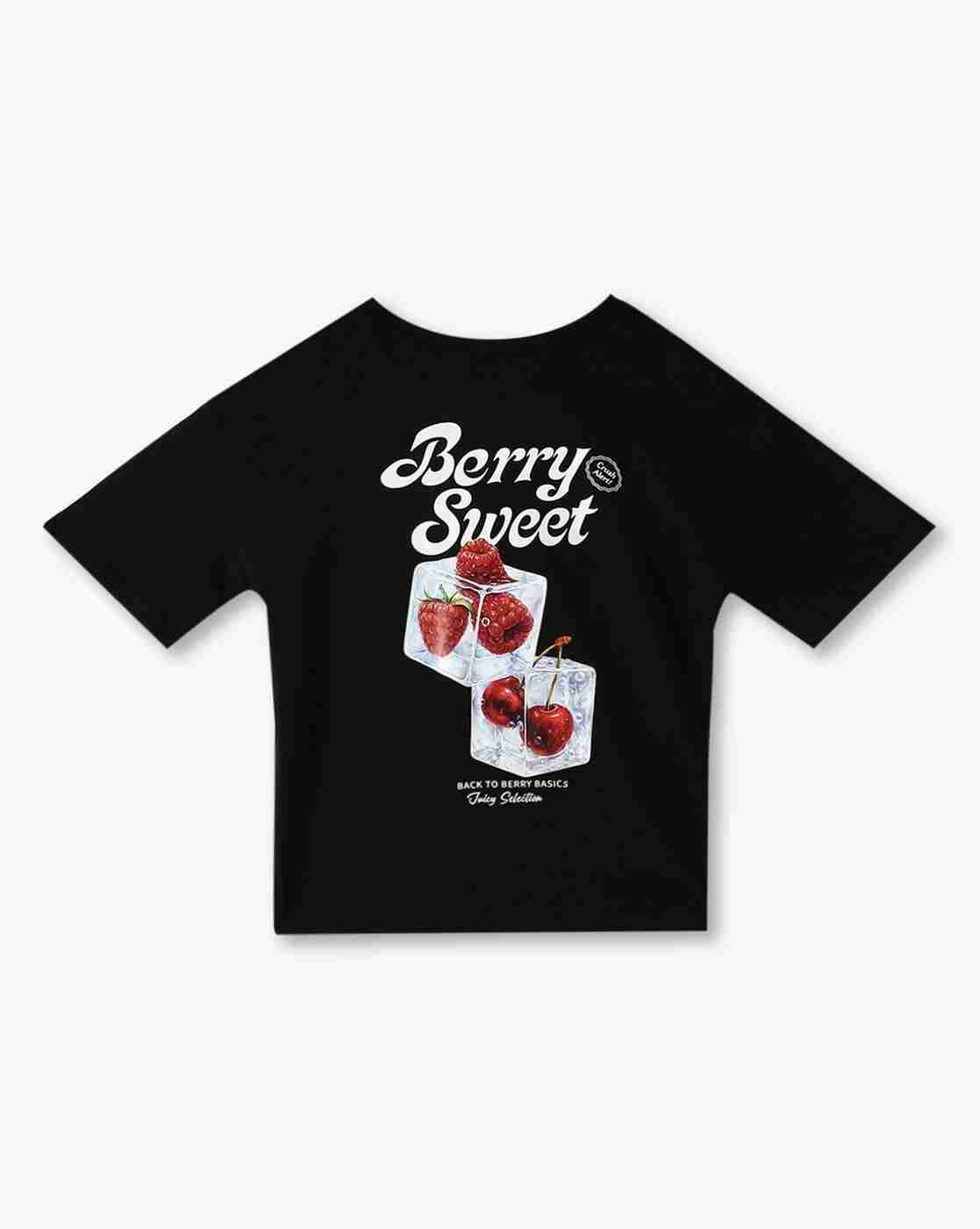 RIO GIRLS | Girls Graphic Print Regular Fit T-Shirt|1