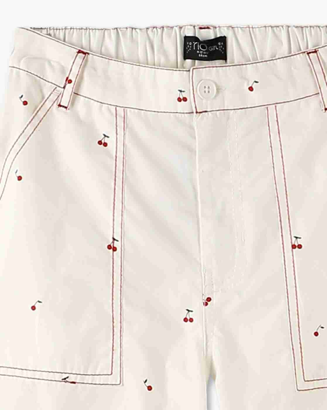 RIO GIRLS | Girls Regular Fit Flat-Front Pants|2