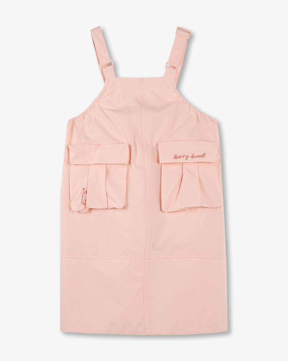RIO GIRLS | Girls Cotton Pinafore Dress with T-Shirt|3