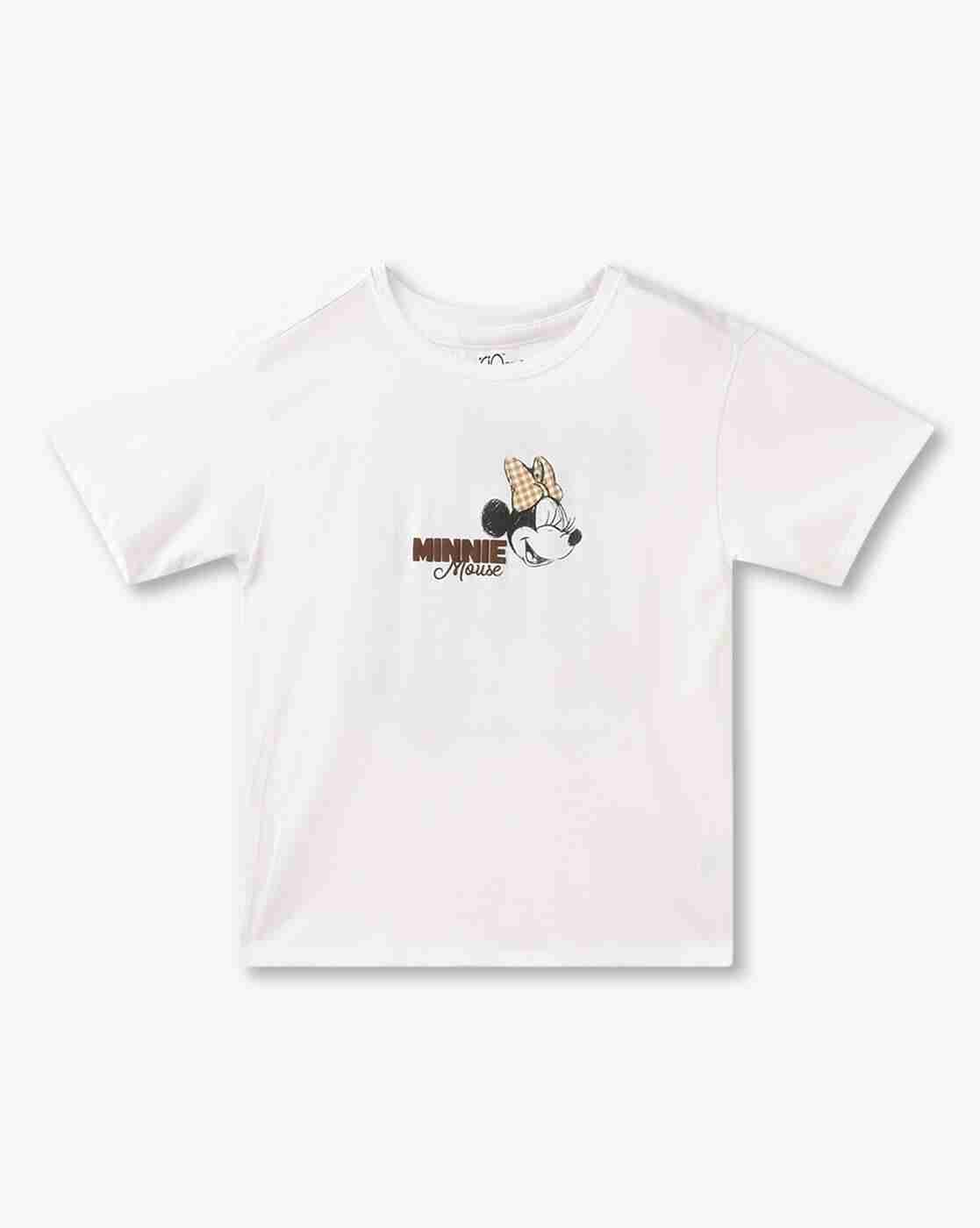 RIO GIRLS | Girls Minnie Print Oversized Fit T-Shirt|0