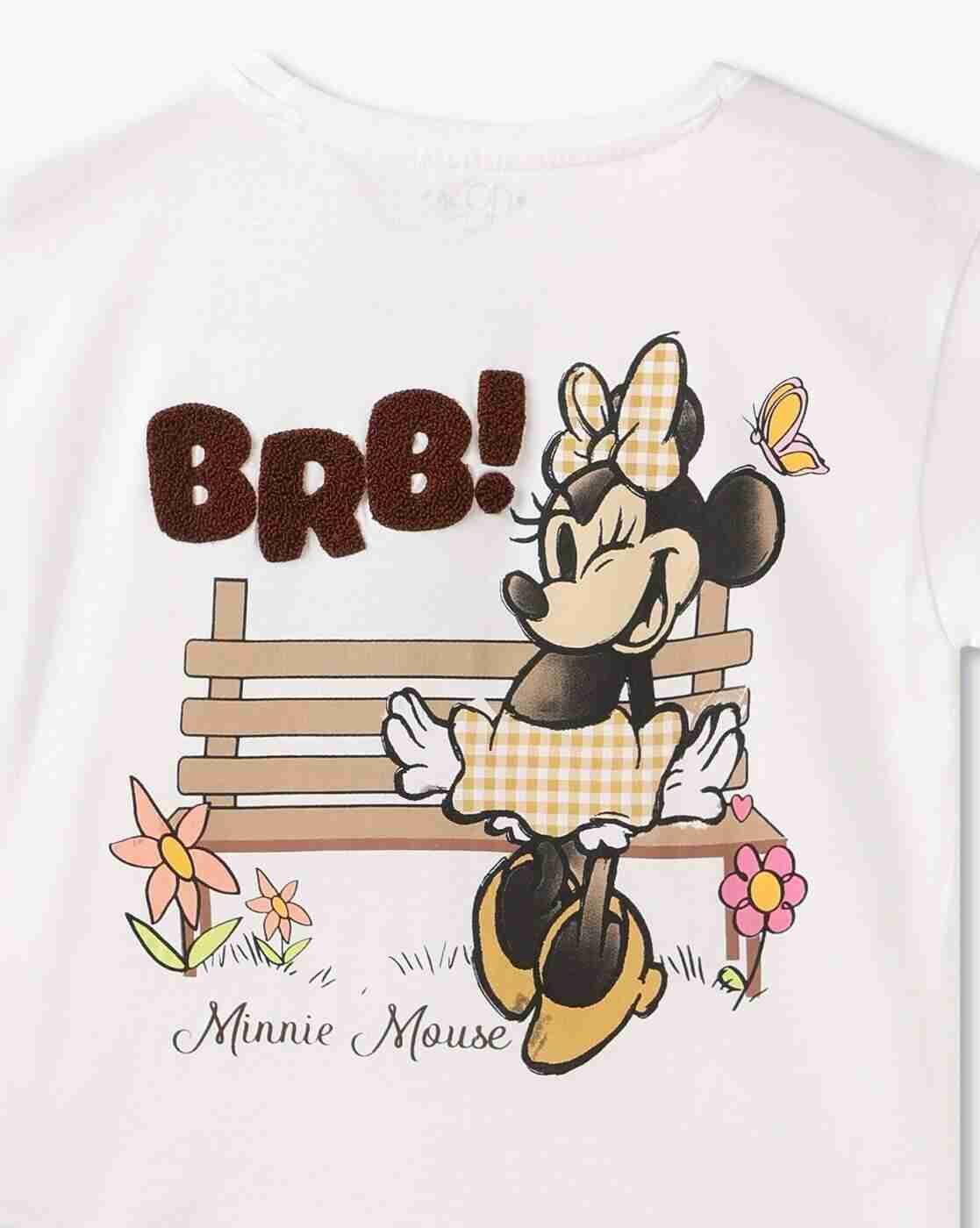 RIO GIRLS | Girls Minnie Print Oversized Fit T-Shirt|3