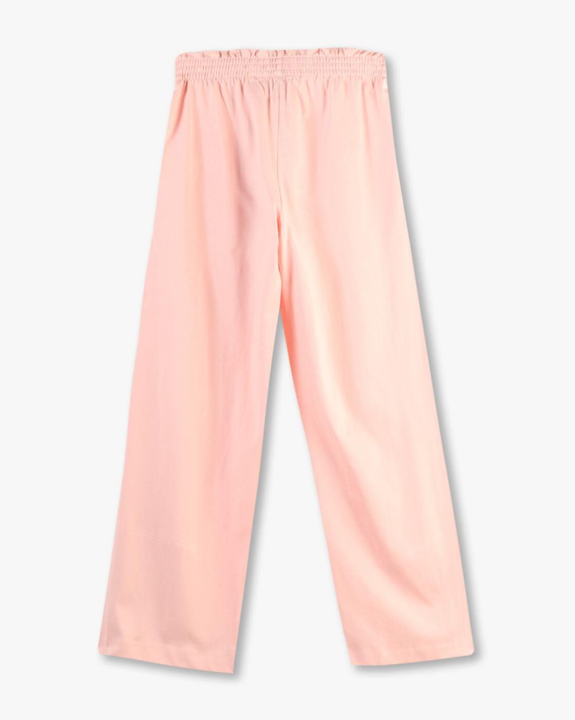 RIO GIRLS | Wide leg pant with paper bag, pink, 8-9y|1