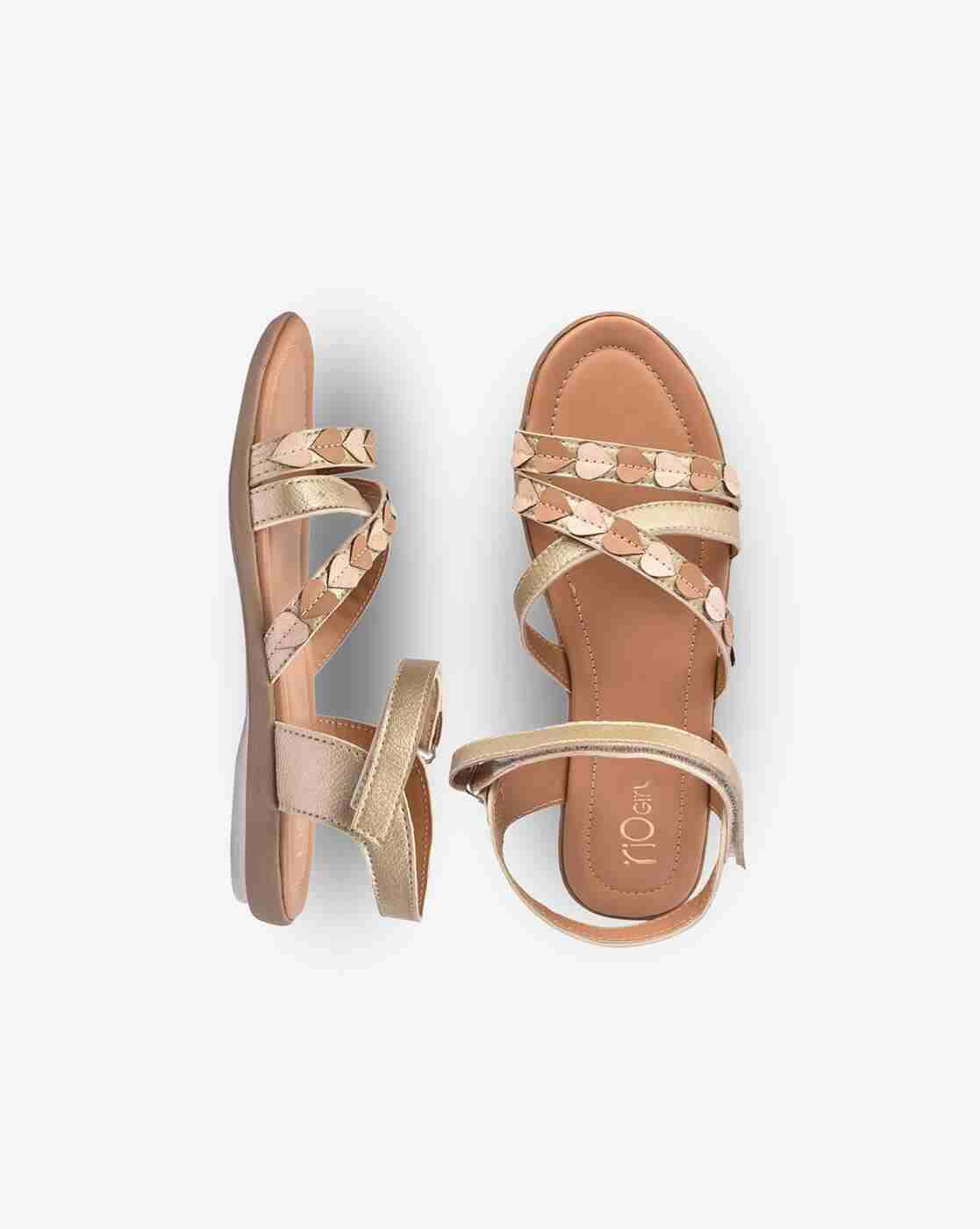 RIO GIRLS | Ankle-Strap Sandals with Velcro Fastening
