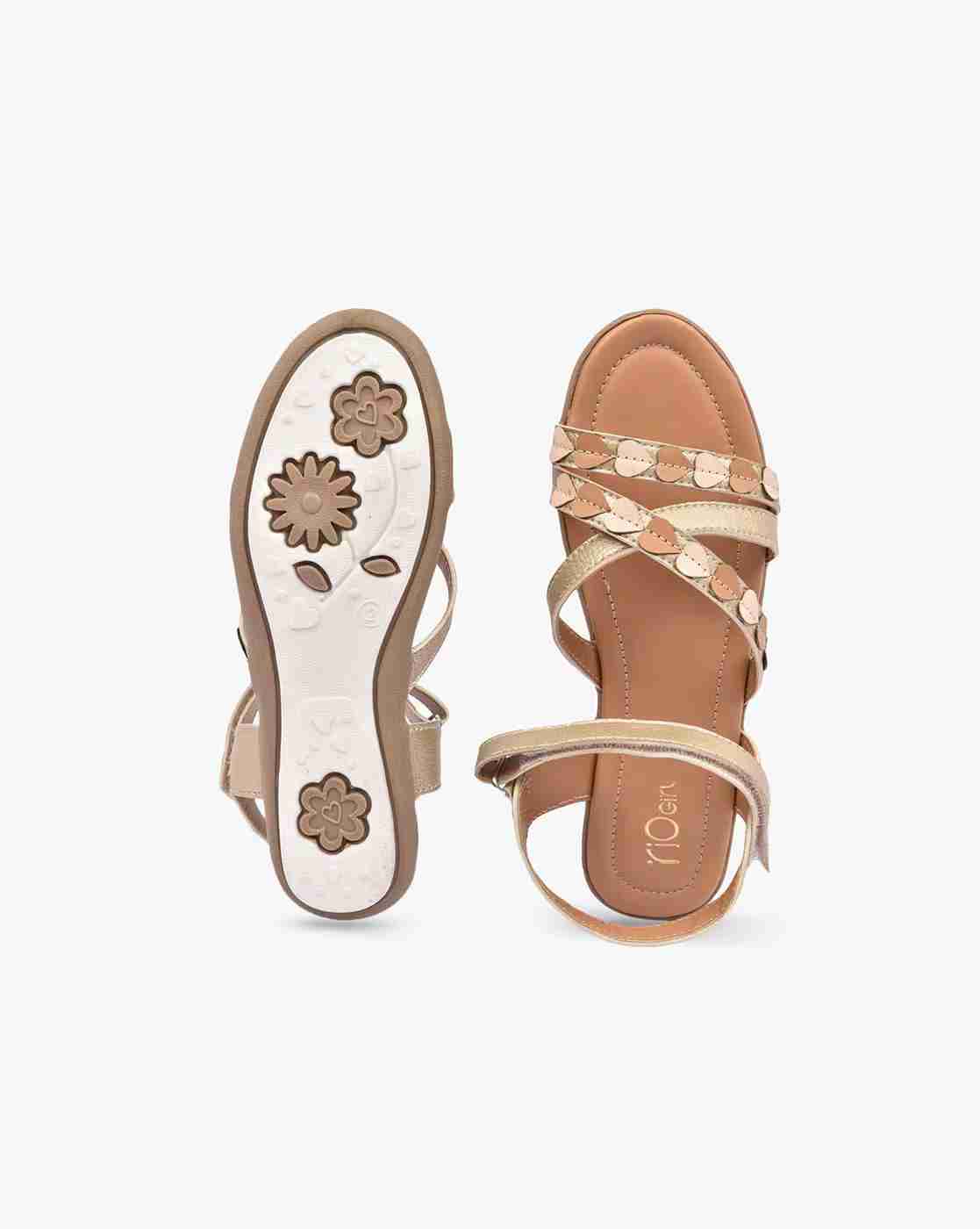 RIO GIRLS | Ankle-Strap Sandals with Velcro Fastening|4