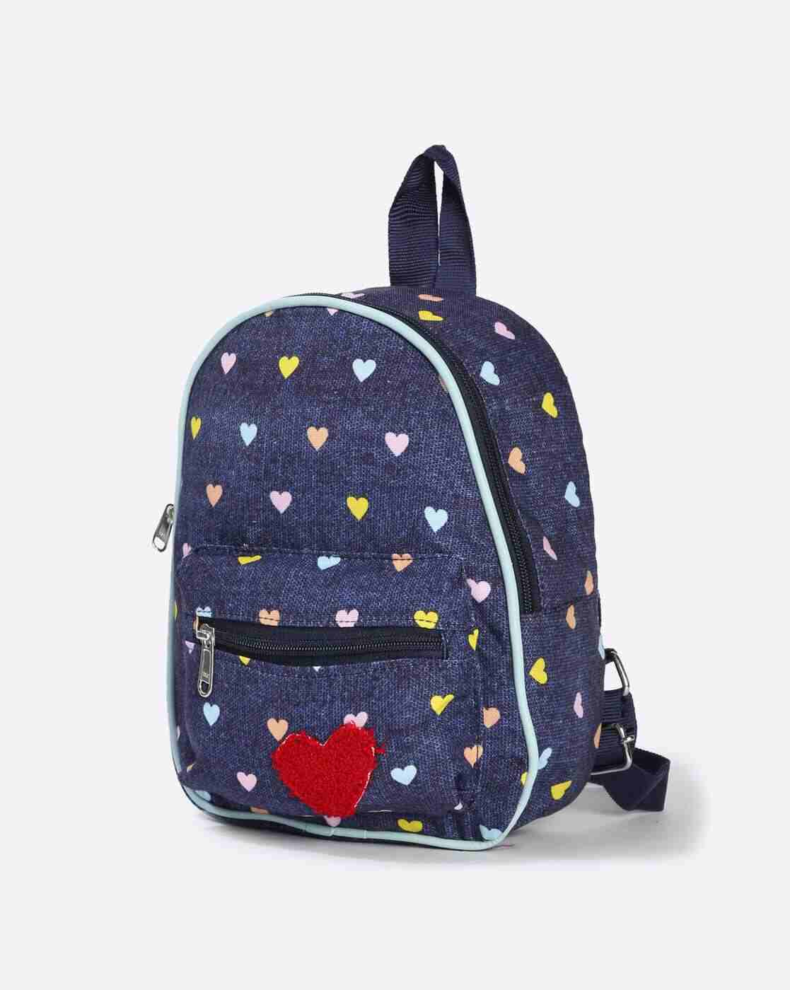 RIO GIRLS | Heart Print Backpack|1
